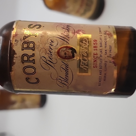 Vintage Mini Airline Bottles 3 Count - Picture 9 of 9